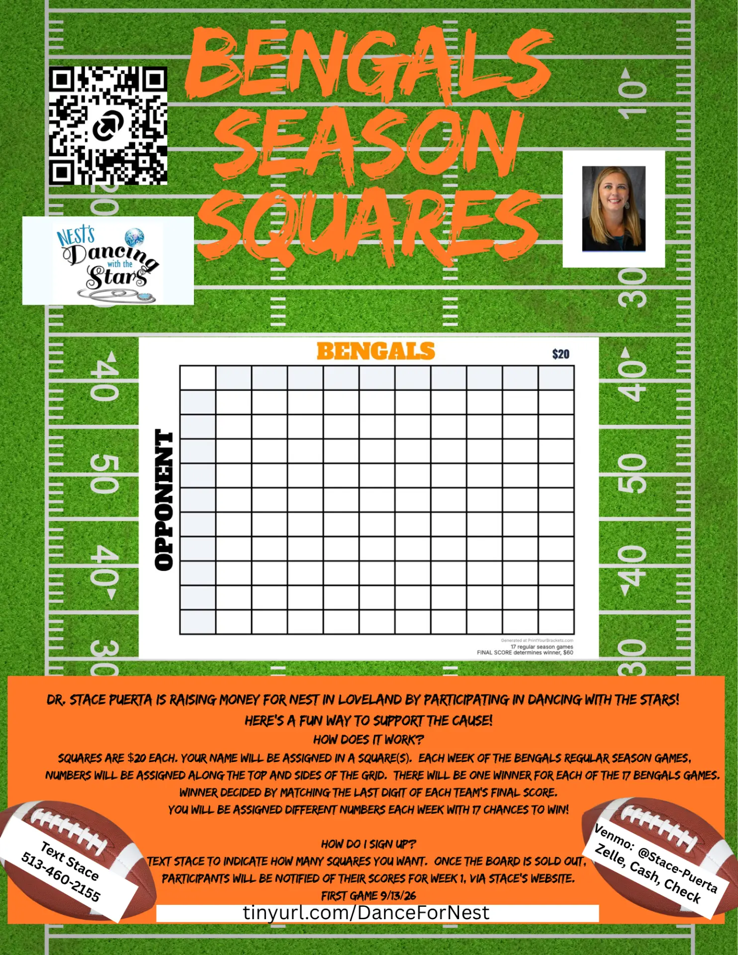 Bengal's Squares poster