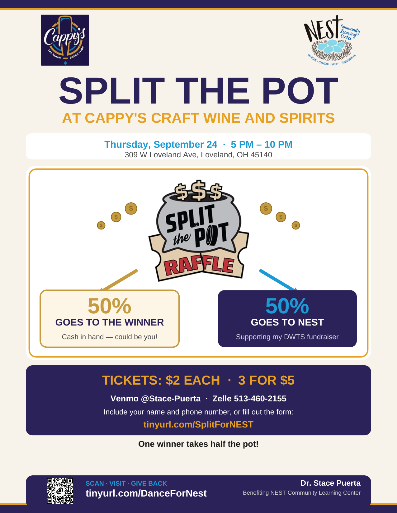 Split the Pot at Cappy's poster